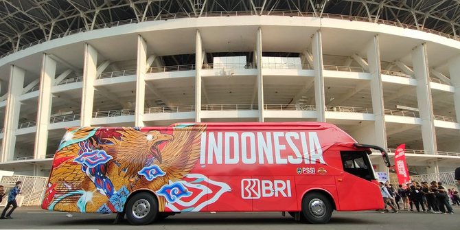 Penampakan Bus Baru Timnas Indonesia, Bikin Dobel Semangat Lawan Argentina Malam Ini